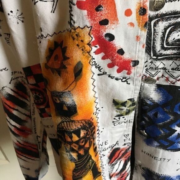 Chico’s Shaman Speaks Cotton Jacket - Picture 6 of 7